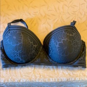 PINK bra lace gray 36DD